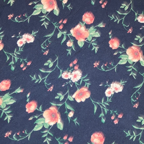 Adam Levine Collection Navy Floral Dress - Picture 4 of 4